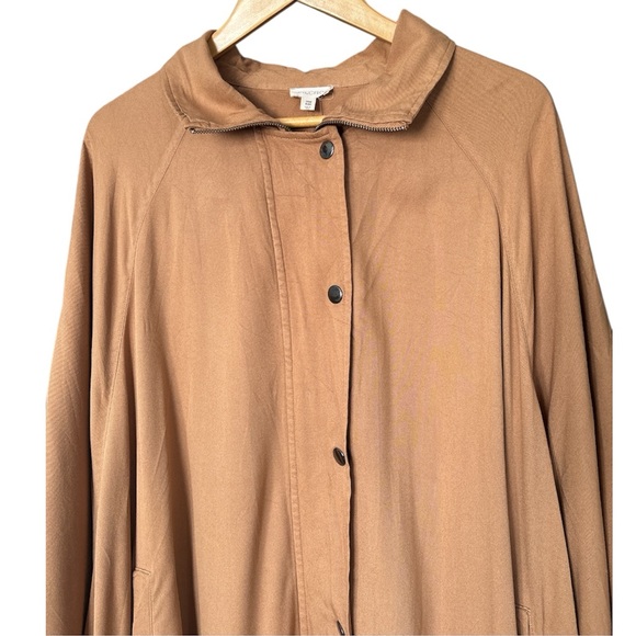 Anthropologie Pilcro Oversized Utility Poncho Cape Jacket OS - Picture 5 of 10